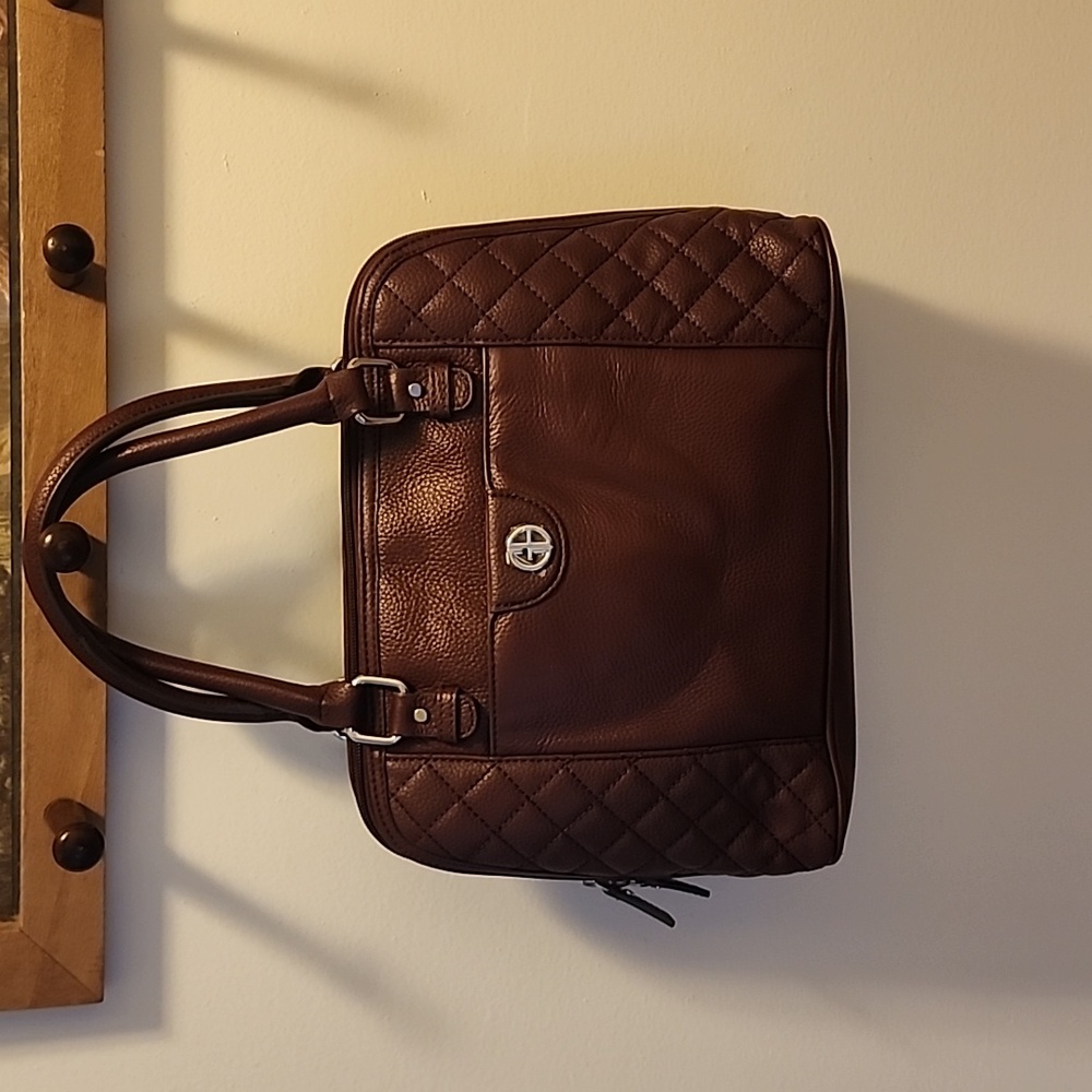 Giani Bernini Burgundy Leather purse new with Tags